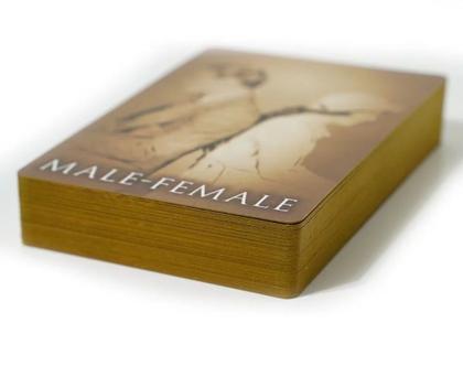 Imagem de Past Life Oracle Cards Em Lata Com Bordas Douradas Oráculo Das Vidas Passadas Baralho de Cartas de Tarô