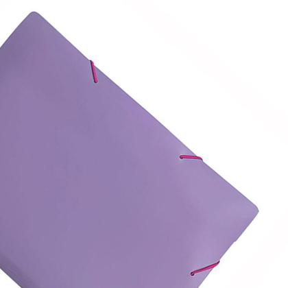 Imagem de Pasta Aba Elastico A4 31X22Cm Full Color Roxo Dello