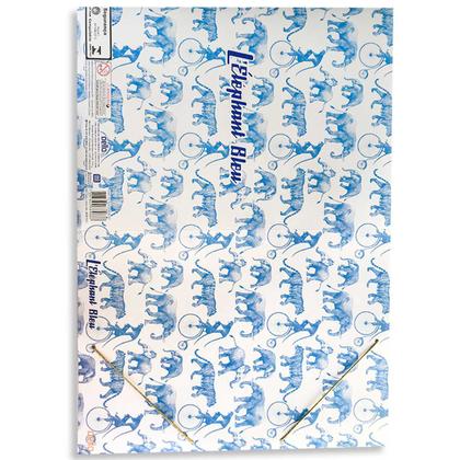 Imagem de Pasta Aba Elástico Ofício L'Éléphant Bleu Marmo Moon Dello