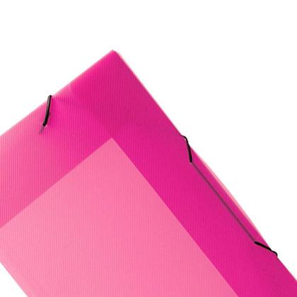 Imagem de Pasta Aba Elástico Ofício Top Lino 33X23Cm Rosa Dello