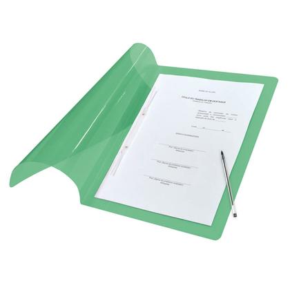 Imagem de Pasta Aba Organizadora com Grampo Trilho Sem Lombo Ofício Verde Original