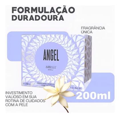 Imagem de Pasta Angel Isabelle La Belle Creme Hidratante Corporal Perfumado, Alta Fixação, 200g