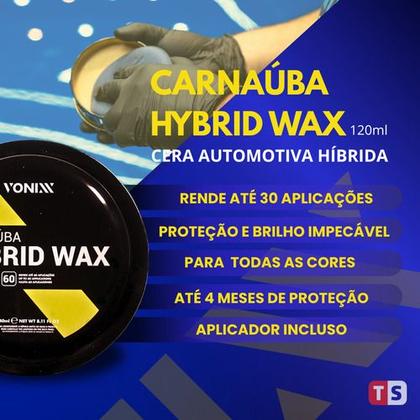 Imagem de Pasta Automotiva Carnaúba Hybrid Wax Brilho E Proteção Vonixx