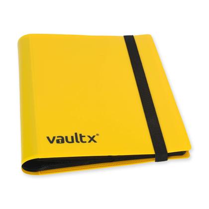 Imagem de Pasta Binder Vault X com Alça, 4 Bolsos, comporta 160 cartas, amarela