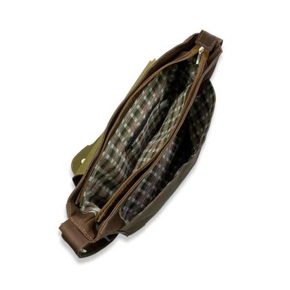 Imagem de Pasta Bolsa Carteiro  Executiva Notebook Transversal Couro Reforçada