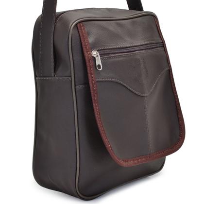 Imagem de pasta carteira masculina - Bolsa Masculina Capanga Shoulder Bag - Bolsa transversal em sintético automotivo
