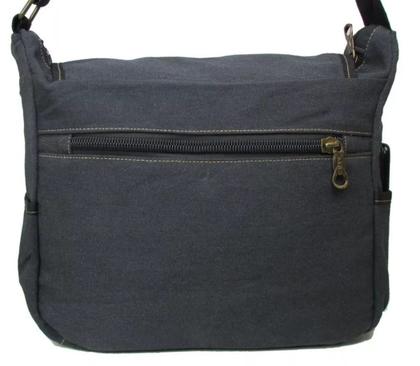 Imagem de Pasta carteiro  transversal masculina feminina lona kvn 5517