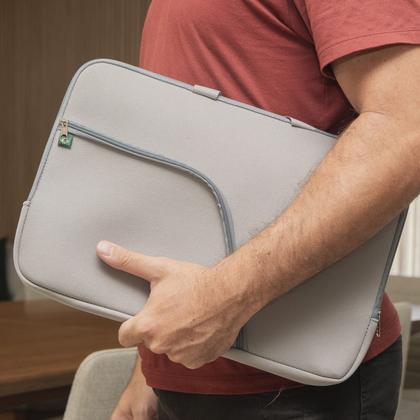 Imagem de Pasta Case Capa Maleta De Notebook Para Guardar Com Bolso Externo 14.1/15.6/17.3 Polegadas Neoprene