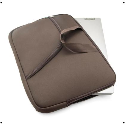 Imagem de Pasta Case Capa Maleta De Notebook Para Guardar Com Bolso Externo 14.1/15.6/17.3 Polegadas Neoprene