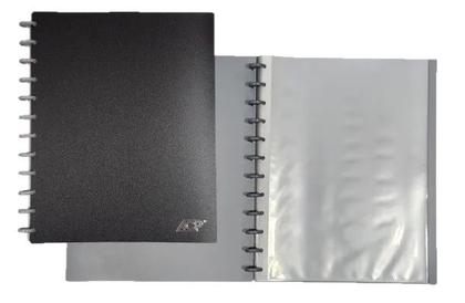 Imagem de Pasta Catalogo 30 Envelopes Destacáveis A4 Cor Preta e Prata