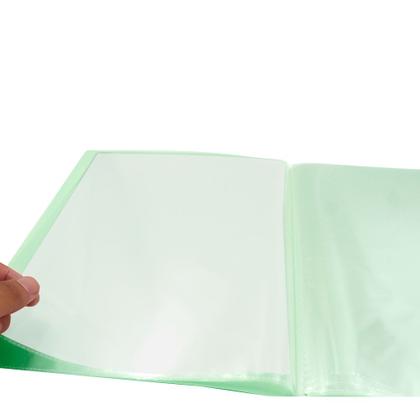 Imagem de Pasta Cátalogo A4 com 20 Sacos Envelopes Yes Tons Pastéis