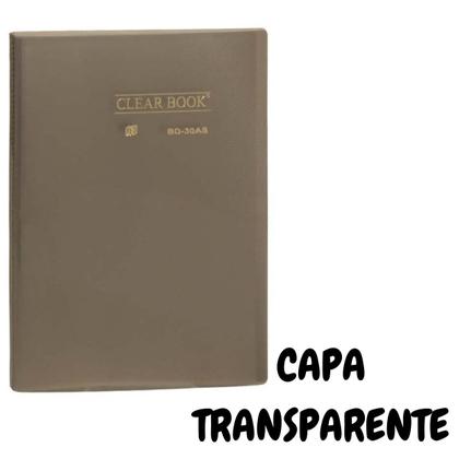 Imagem de Pasta Catálogo A4 com 30 Folhas Clearbook Yes Cristal Cores
