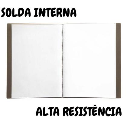 Imagem de Pasta Catálogo A4 com 30 Folhas Clearbook Yes Cristal Cores