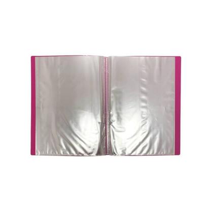 Imagem de Pasta Catálogo A4 com 50 Folhas Plásticas Transparente Clearbook Yes Cores Viva Arquivos Exames