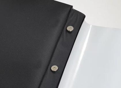 Imagem de Pasta catálogo Acp com 100 plásticos preto