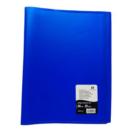 Imagem de PASTA CATALOGO Com 20 ENVELOPE TAMANHO A4 PARA DOCUMENTO