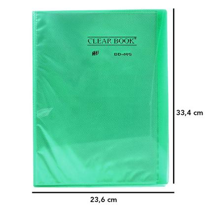 Imagem de Pasta Catálogo Ofício Yes 40 Envelopes BD40S Clear