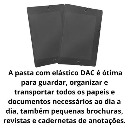Imagem de Pasta com elastico com lombo 20mm oficio dac fume com 05 un