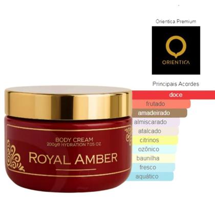 Imagem de Pasta Creme Perfumado Isabelle La Belle Fragrâncias Luxo Royal Amber 200ml