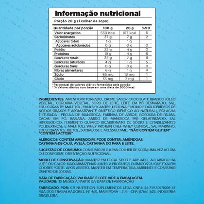 Imagem de Pasta de Amendoim Com Proteína Whey Protein 600g Chef Whey