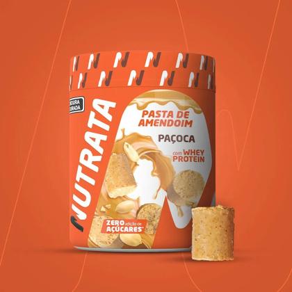 Imagem de Pasta de Amendoim com Whey 600g - Paçoca - Nutrata