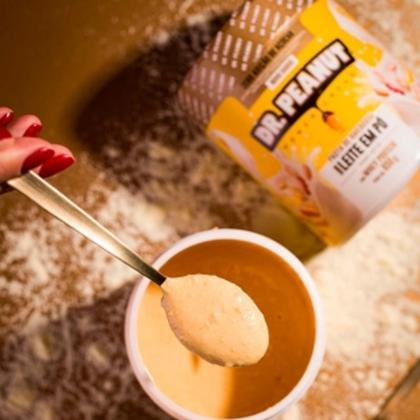 Imagem de pasta de amendoim - Dr peanut - sabor leite em po 600g