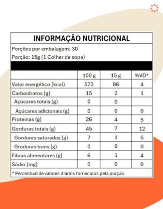 Imagem de Pasta De Amendoim Integral Sem Açucar 450g Oh Peanuts