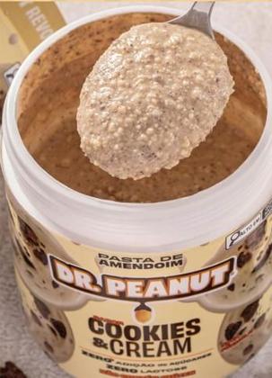 Imagem de Pasta de Amendoim Sabor Cookies & Cream 400g Dr Peanut
