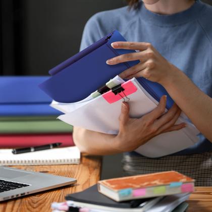 Imagem de Pasta de armazenamento de documentos Samsill de 1 polegada com 200-225 folhas