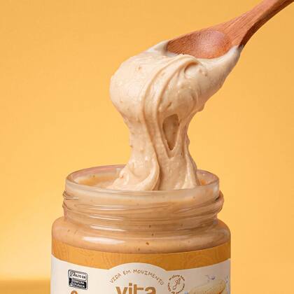 Imagem de Pasta de castanha de Caju Sabor Baunilha Crispies Vitanuts 205g