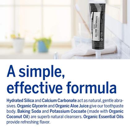 Imagem de Pasta de Dente Dr. Bronner's All-One - Kit com 3 Unidades de 150ml