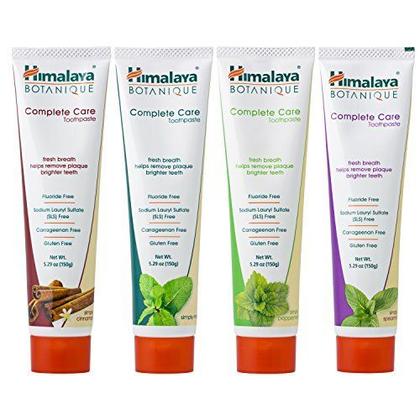 Imagem de Pasta de Dente Himalaya Botanique Complete Care Herbal - Pacote com 4 Unidades (150mL cada)