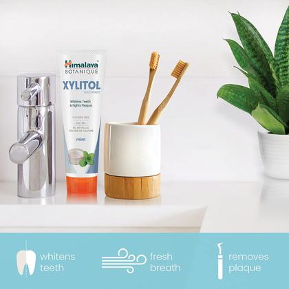 Imagem de Pasta de Dente Himalaya Botanique Whitening Antiplaque - Pacote com 2 Unidades (120ml cada)