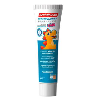 Imagem de Pasta de Dente Infantil Gel 50g Regenerador Kids HMI Sensíveis Creme Dental Dentalclean