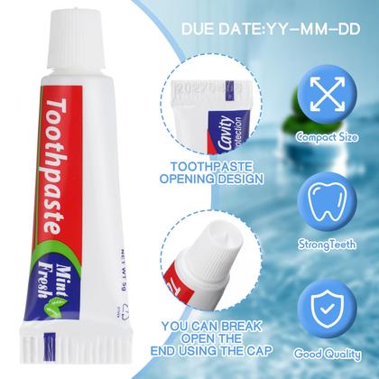 Imagem de Pasta de Dentes Dimsile Mini Regular Clean Mint - 5ml (500 Unidades) - Tamanho Viagem