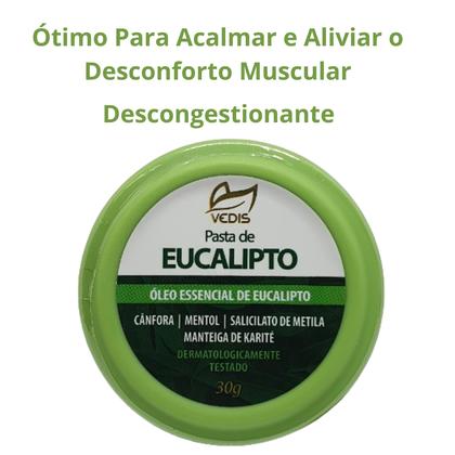 Imagem de Pasta De Eucalipto Ação Analgésica  Antisséptica 30G - Vedis