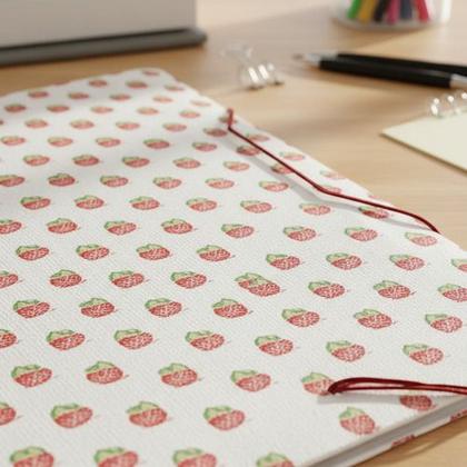 Imagem de Pasta Elástico Com Aba A4 Trend Color Morangos Plascony