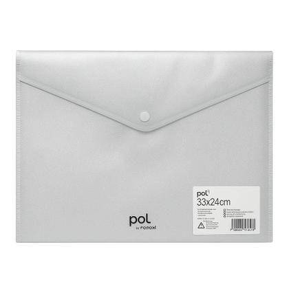 Imagem de Pasta Envelope A4 Glittler Polibras Prata