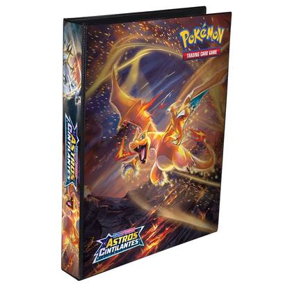 Pasta Fichário Capa Dura 4 argolas Pokémon Astros Cintilantes
