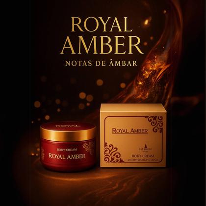 Imagem de Pasta Hidratante Royal Amber - Isabelle La Belle - 200g - Creme Perfumado Corporal Extra Concentrado