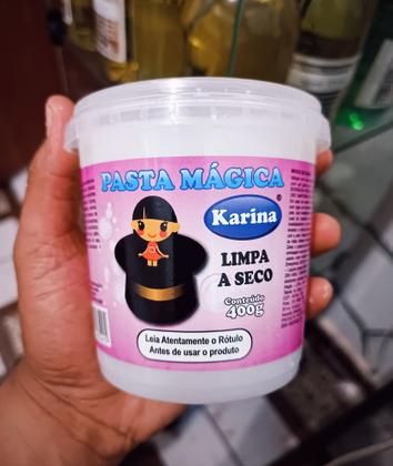 Imagem de Pasta Limpa A Seco 400G Com Tira Manchas Karina Pote 1Kg