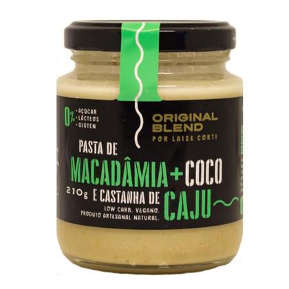 Imagem de Pasta Macadâmia Castanha De Caju E Coco 210g Original Blend