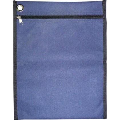 Imagem de Pasta Malote NYLON 25X35CM PRETA/AZUL SORT. PCT com 03 - GNA