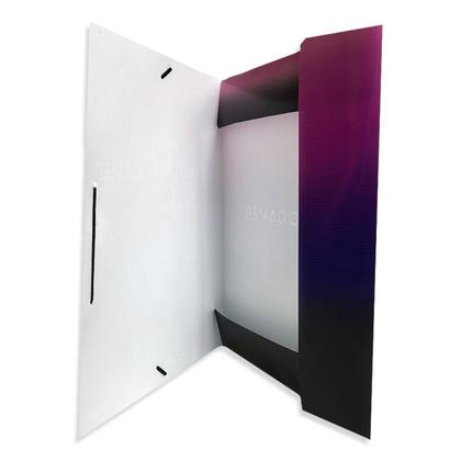 Imagem de Pasta Ofício Aba Elástica Organizadora A4 Cosmos Universo