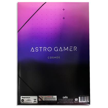 Imagem de Pasta Ofício Aba Elástica Organizadora A4 Cosmos Universo