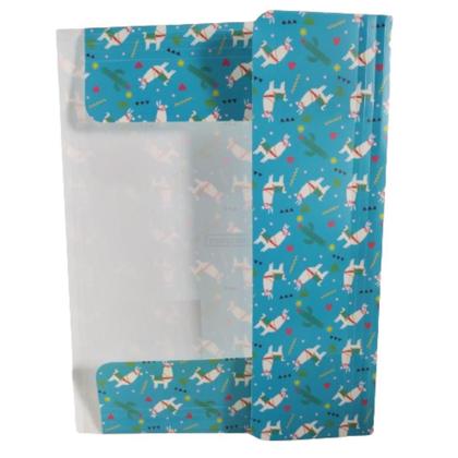 Imagem de Pasta Ofício Plástico Com Elástico Escolar Decorada Lhama