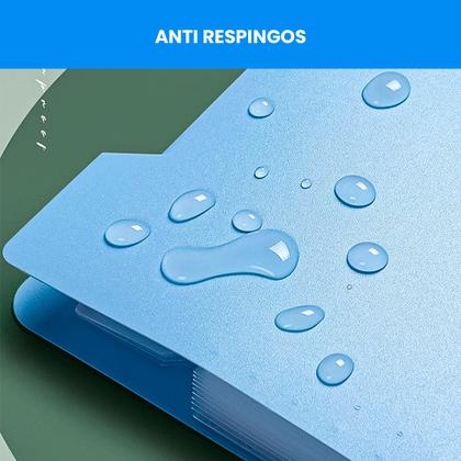 Imagem de Pasta Organizadora Sanfonada Transparente Porta Arquivos A4