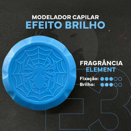 Imagem de Pasta para cabelo efeito teia element E3 80g Alfa Look's
