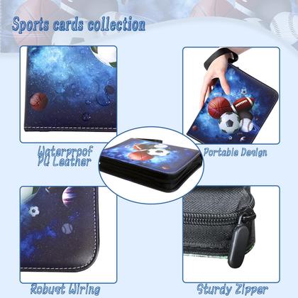 Imagem de Pasta para Cartas Esportivas Rmannke 900 Bolsos à Prova dÁgua com Zíper