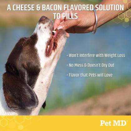 Imagem de Pasta Pill Paste Pet MD - Sabor Queijo e Bacon - 240ml